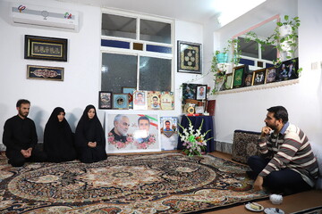 تصاویر/ تهیه مستند طلبه شهید مهدی زاهدلویی