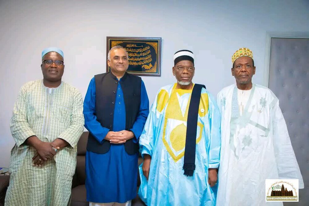 تاکید رئیس مجلس اسلامی ساحلعاج بر اتحاد و همبستگی میان مذاهب اسلامی