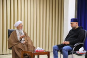 Photo/ Grand Ayatollah Javadi Amoli Meets Grand Mufti of Central Russia