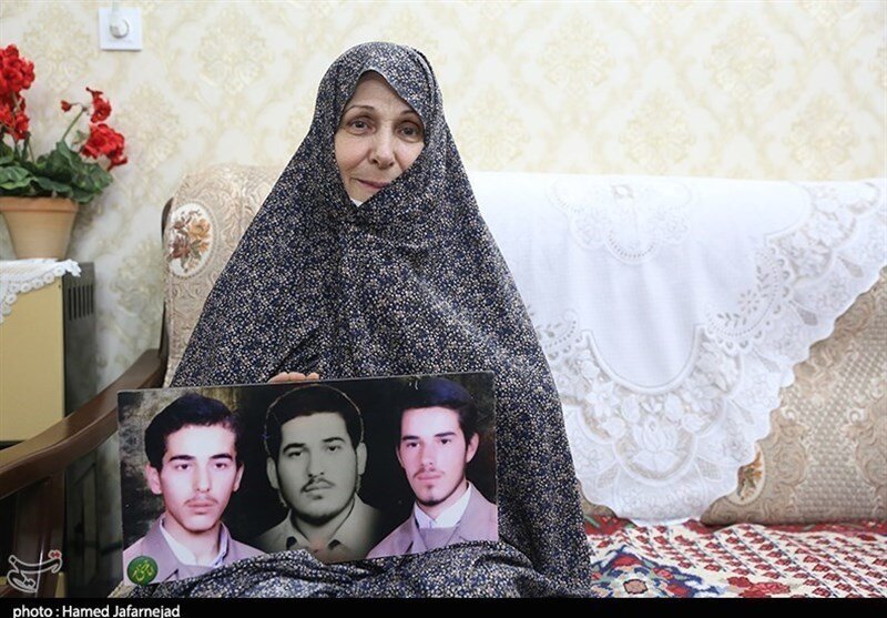 چند جمله با مادر شهیدان خالقی پور