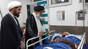 فیلم | عیادت نماینده ولی فقیه در خوزستان از مجروحین حادثه تروریستی ایذه