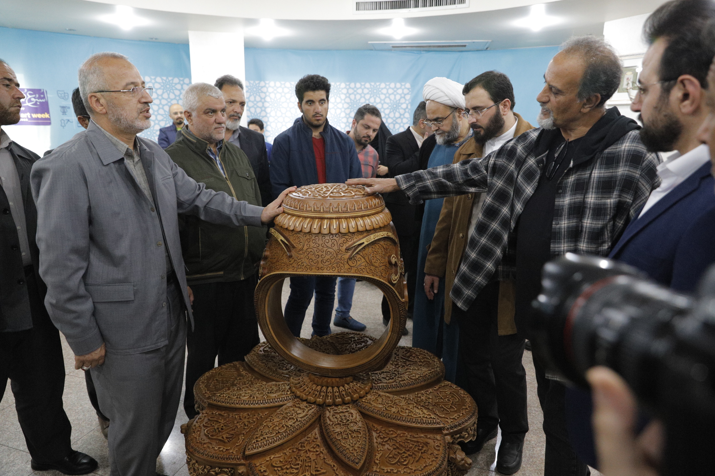 قم المقدسہ میں بین الاقوامی ہاؤس آف کلچر اینڈ آرٹ کا افتتاح