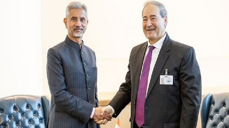 شام اور ہندوستان کے درمیان تعلقات مضبوط، دہلی میں فیصل مقداد کا پرتپاک استقبال