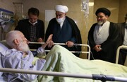 La visite du chef du Bureau du Guide Suprême au Grand Ayatollah Chobeyri Zanjani