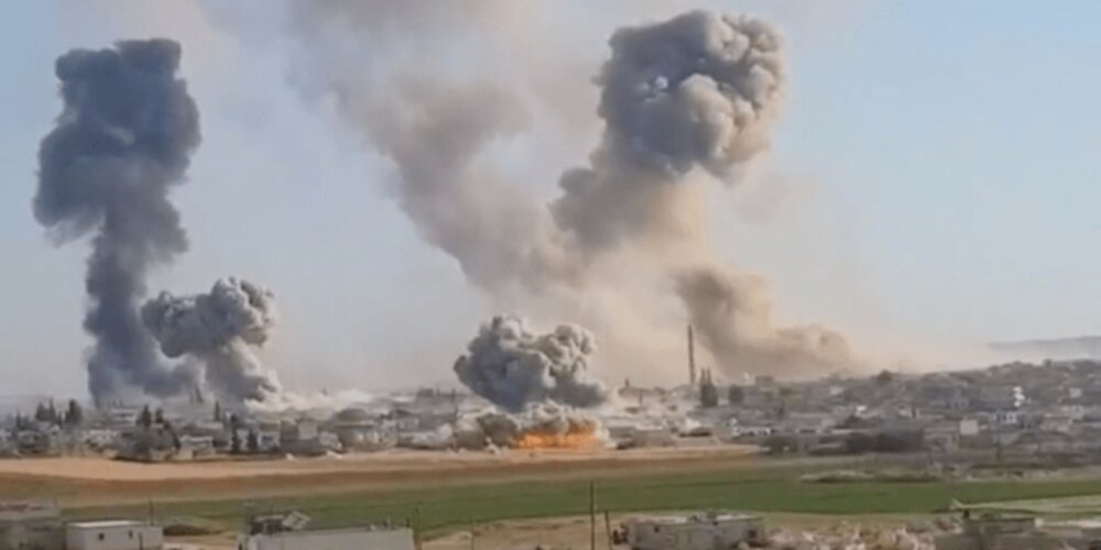 القوات التركية تقصف قرى ريف حلب الشمالي القوات التركية تقصف قرى ريف حلب الشمالي
