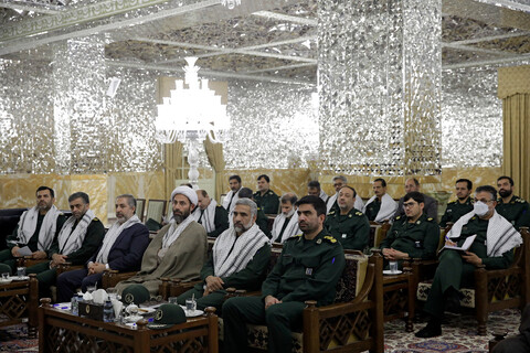 تصاویر/ دیدار فرماندهان نواحی و حوز‌ه‌های بسیج با تولیت آستان قدس رضوی