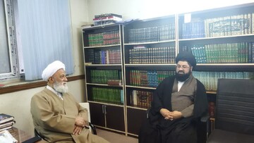 دیدار مدیرکل مرکز خدمات حوزه علمیه استان البرز با امام جمعه کمالشهر