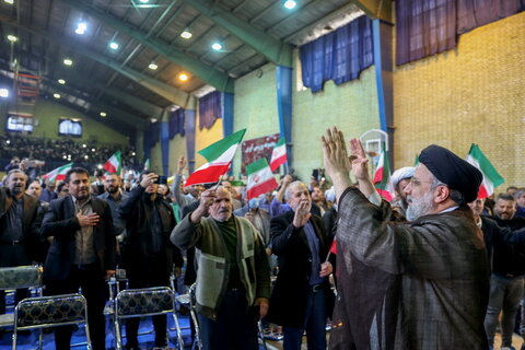 رئیس جمهور در اجتماع مردم اسلامشهر