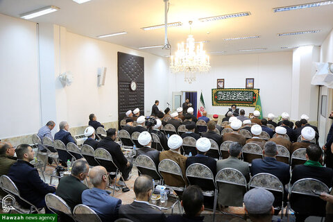 بالصور/ أعضاء أمانة مؤتمر أمناء الرسل الدولي يلتقون متولي العتبة المعصومية المقدسة بمدينة قم