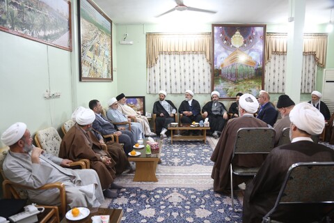 تصاویر/دیدار میهمانان عراقی شرکت کننده در گنگره امناءالرسل با حجت‌الاسلام والمسلمین شهرستانی