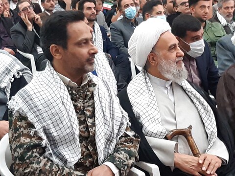 تصاویر:برگزاری همایش حماسه و اقتدار بسیج در مصلای نمازجمعه آران وبیدگل