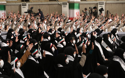 تصاویر/ دیدار بسیجیان با رهبر معظم انقلاب انقلاب به مناسبت روز بسیج