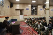 تصاویر/ مراسم گرامیداشت هفته بسیج در ‌مدرسه علمیه امیرالمومنین(ع) تبریز