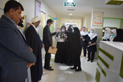 تجلیل هیئت اندیشه‌ورز بانوان قرآنی از پرستاران بیمارستان سلمان فارسی بوشهر