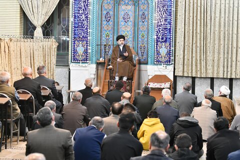 تصاویر/ حضور نماینده ولی فقیه در آذربایجان غربی در مسجد امام خمینی(ره) منطقه گلباد ارومیه