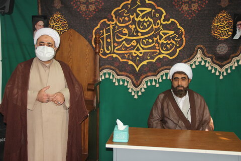 تصاویر / نشست مدیر حوزه علمیه استان قزوین ،با اساتید ،طلاب وکادر مدرسه علمیه امیرالمومنین (ع) شهرستان آوج