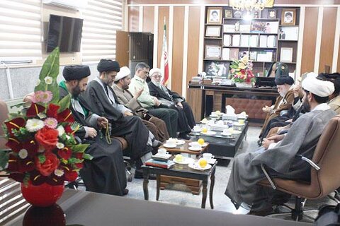 سردار علی اکبر جاویدان در دیدار با اعضای مجمع خطبا و وعاظ کرمانشاه