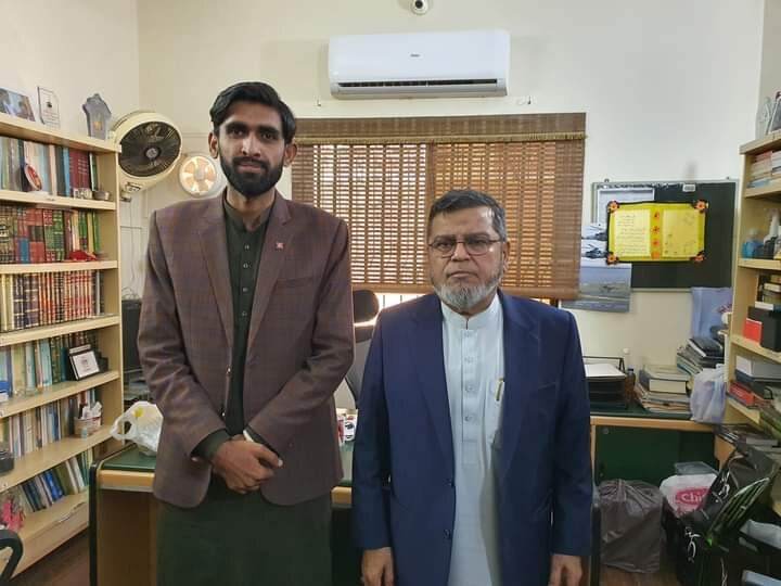 جے ایس او پاکستان کے مرکزی صدر کی علامہ شبیر میثمی سے ملاقات