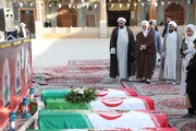 Photo/ Ayatollah Arafi Attend Shahcheragh Holy Shrine and Pay Tribute to Martyrs of Shiraz Terrorist Attack