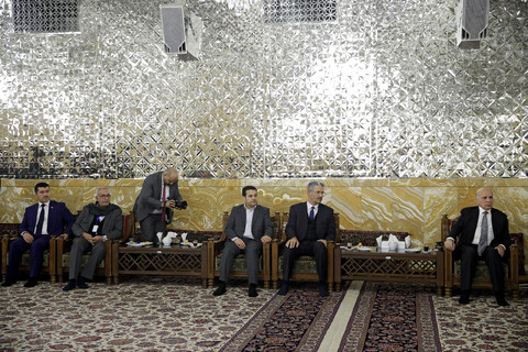 تصاویر/ دیدار نخست وزیر عراق با تولیت آستان قدس رضوی