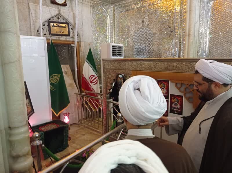 آیت الله اعرافی به زیارت حرم مطهر شاهچراغ(ع) مشرف شد