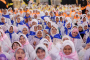 Photo/ Girls Islamic Coming-of-Age Celebration at Imam Reza Holy Shrine