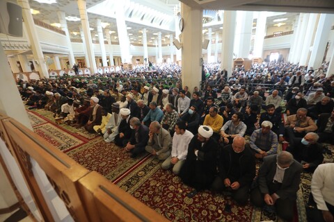 تصاویر/ حضور آیت الله اعرافی در نمازجمعه شیراز