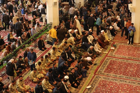 تصاویر/ حضور آیت الله اعرافی در نمازجمعه شیراز