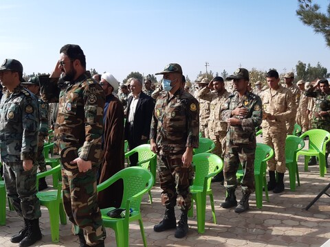 تشییع پیکر شهید حسین نوروزی در گروه ۸۴۰ نزاجا آران و بیدگل