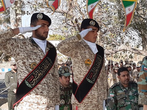 تشییع پیکر شهید حسین نوروزی در گروه ۸۴۰ نزاجا آران و بیدگل