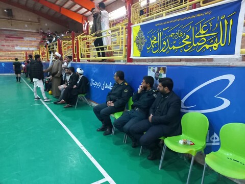تصاویر/ اختتامیه مسابقات فوتسال جام طلبه شهید آرمان علی‌وردی در آذربایجان شرقی