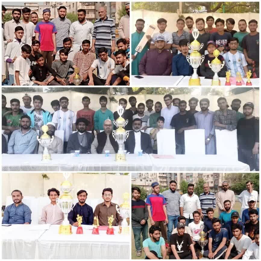 اسلام میں ورزش کی اہمیت کے پیشِ نظر کراچی کے شیعہ مدارس دینیہ کے مابین تین روزہ کرکٹ ٹورنامنٹ کا انعقاد