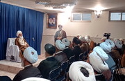 Photo/ Grand Ayatollah Nouri Hamedani Meets Professors, Scholars and Clerics Representatives of Qom Islamic Seminaries