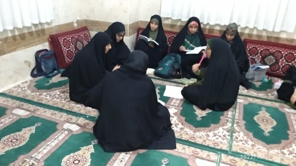 برگزاری طرح اعتکاف علمی در مدرسه علمیه خواهران خورموج