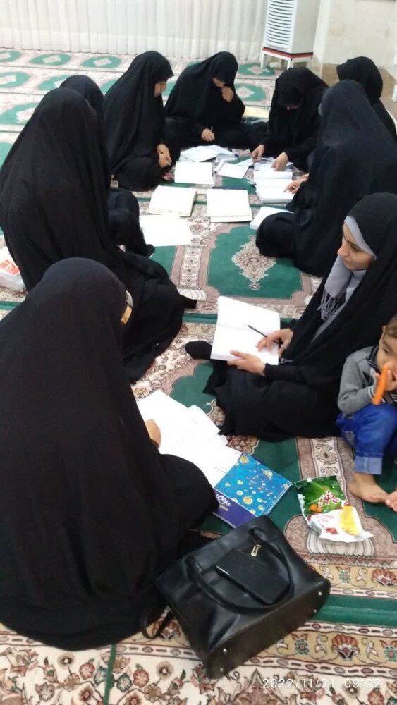 برگزاری طرح اعتکاف علمی در مدرسه علمیه خواهران خورموج