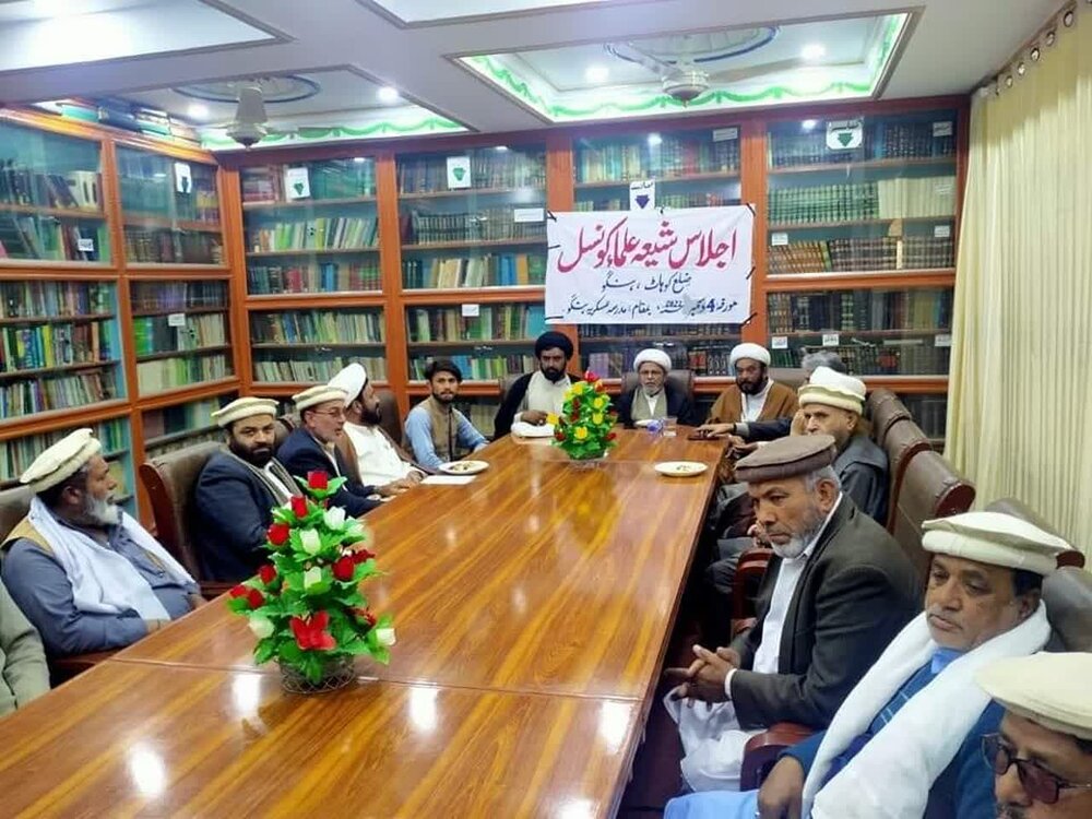 شیعہ علماء کونسل ضلع کوہاٹ کے عہدے داروں کی علامہ ڈاکٹر شبیر حسن میثمی سے ملاقات