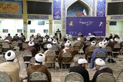 تصاویر / نشست مشترک اساتید و کادر مدارس علمیه استان همدان