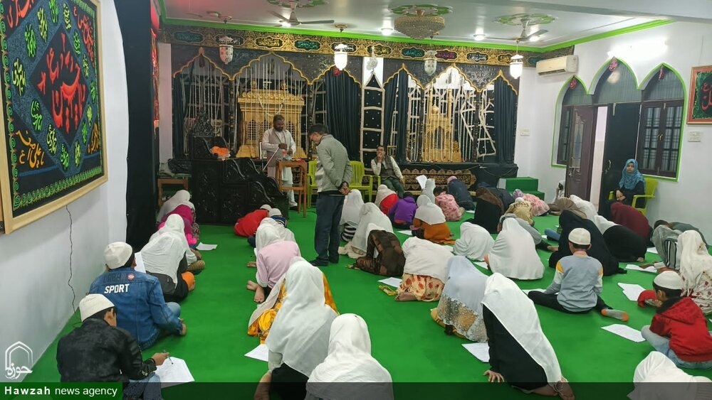 लखनऊ; दरसगाह बाकिरया में "नहज-उल-बलागा शैक्षिक प्रतियोगिता" का आयोजन