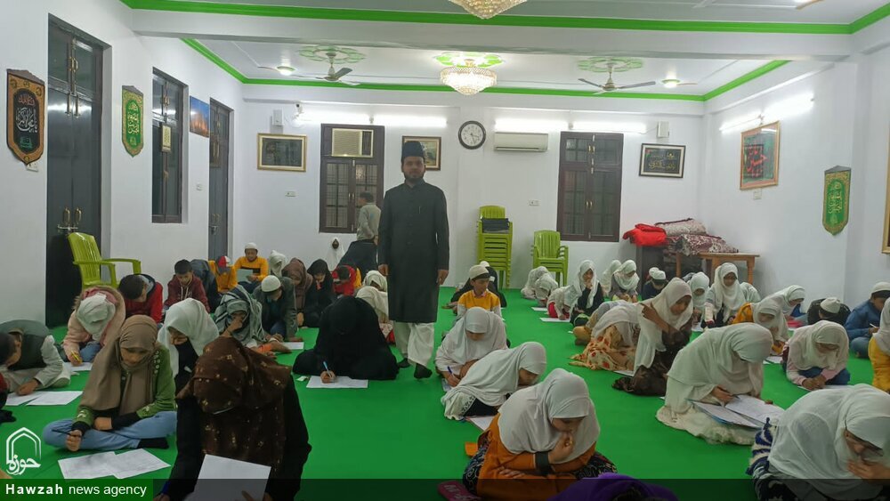 लखनऊ; दरसगाह बाकिरया में "नहज-उल-बलागा शैक्षिक प्रतियोगिता" का आयोजन
