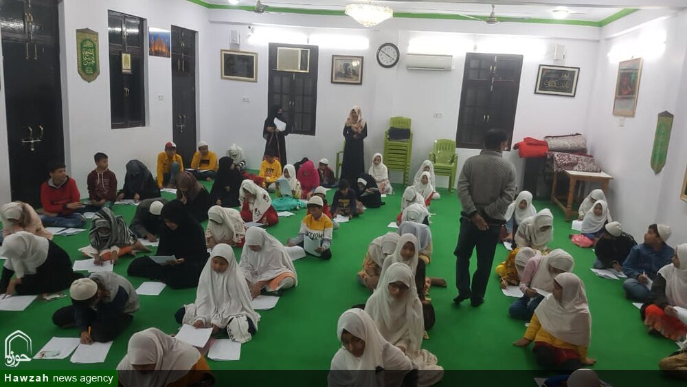 लखनऊ; दरसगाह बाकिरया में "नहज-उल-बलागा शैक्षिक प्रतियोगिता" का आयोजन