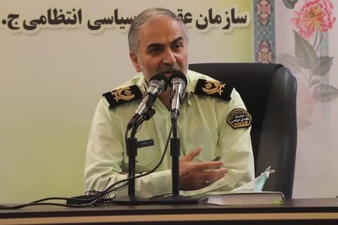 سردار محمد ابراهیم ساور معاون هماهنگ کننده سازمان عقیدتی سیاسی فراجا