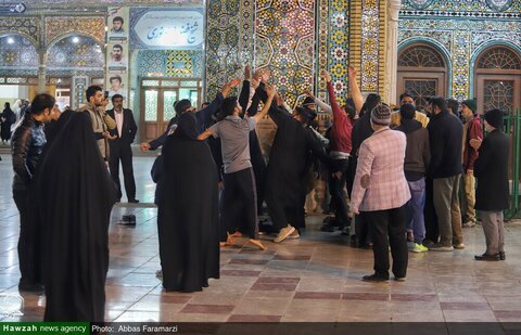 بالصور/ أجواء مرقد السيدة فاطمة المعصومة عليها السلام في ذكرى استشهاد سيدة نساء العالمين صلوات الله عليها