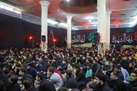 تصاویر / مراسم شام شهادت حضرت فاطمه زهرا (س) در مسجد آیت الله العظمی گلپایگانی