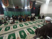 تصاویر/ مراسم  سوگواری شهادت حضرت فاطمه زهرا (س)  در مدرسه امام جعفر صادق (ع)حاجی آباد