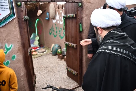 تصاویر/ افتتاح نمایشگاه کوچه های بنی هاشم در دیزچ دیز خوی