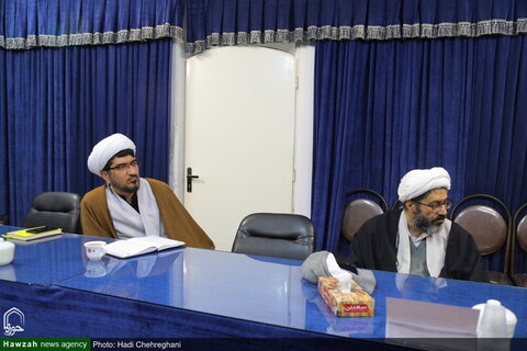 بالصور/ اجتماع أعضاء مجلس التخطيط لمهرجان حوار الخدمة الأول بقم المقدسة