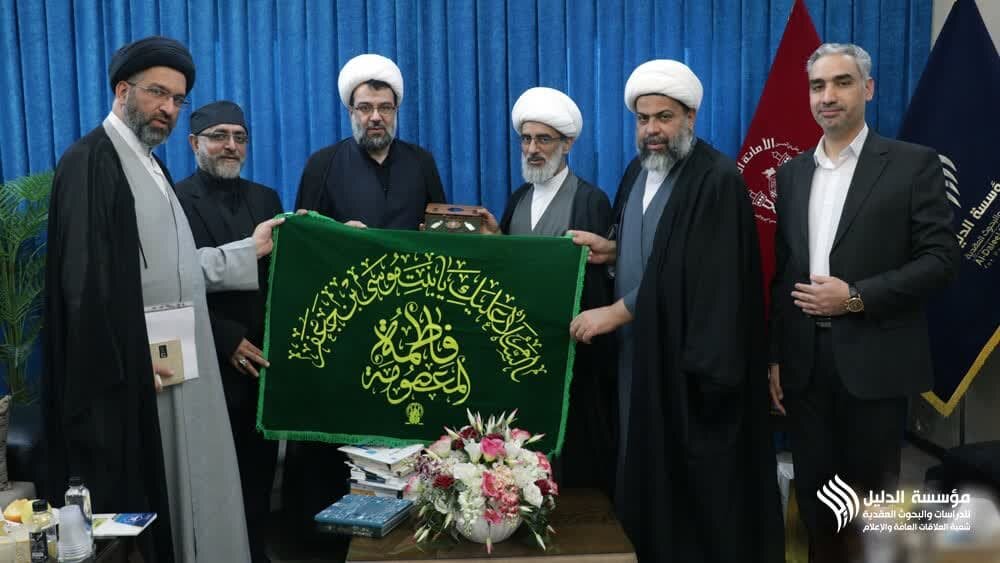 وفد العتبة المعصومية المقدسة يزور مؤسسة الدليل ويعرب عن رغبته للتعاون وفد العتبة المعصومية المقدسة يزور مؤسسة الدليل ويعرب عن رغبته للتعاون