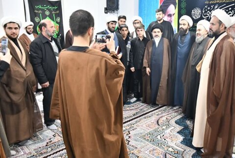 تصاویر/ حضور نماینده ولی فقیه در آذربایجان غربی در مدرسه علمیه شاهین دژ