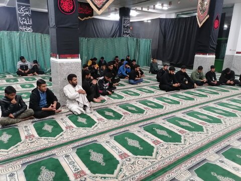 تصاویر/ مراسم شب شهادت حضرت زهرا (س) مدرسه علمیه امام جعفر صادق (ع) حاجی آباد