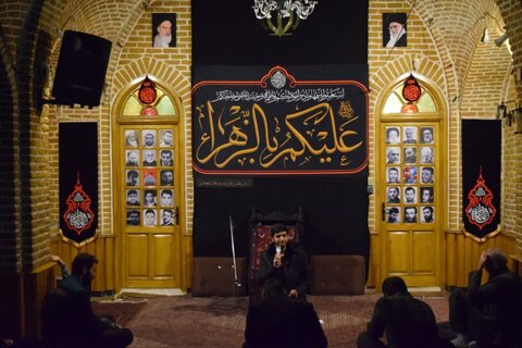 تصاویر/ روضه ایام شهادت حضرت فاطمه زهرا (س) و یادبود شهدای مظلوم مدافع امنیت